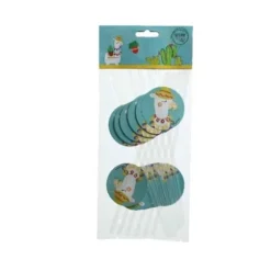 Lot de 12 Pailles Lama Mexique