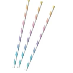Lot de 12 Pailles Rainbow