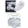 Lot de 12 petites ampoules LED blanches pour ballons et lampions