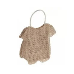 Lot de 4 pochettes en jute - Salopette