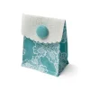 Lot de 4 Pochettes en Lin - 8 x 6 cm - Émeraude