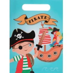 Lot de 10 sacs cadeaux - Pirate