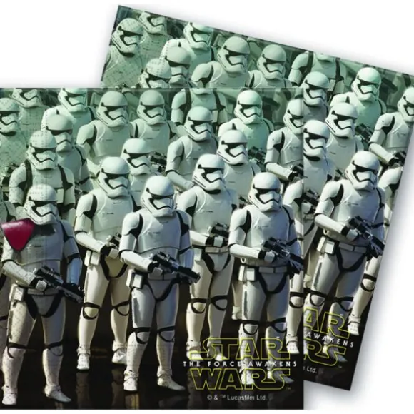 Lot de 20 Serviettes en Papier Star Wars® VII "StormTroopers