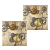 Lot de 12 Serviettes Steampunk