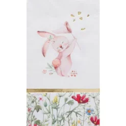 Lot de 10 serviettes - 22 x 20 cm - Pâques