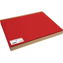 Lot de 100 sets de table Spunbond - Rouge