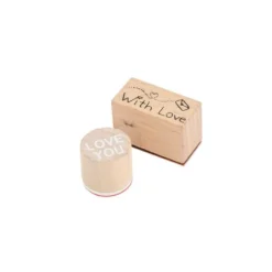 Lot de 2 tampons "With Love" et "Love You"