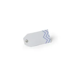 Lot de 12 étiquettes chevron - 6 x 3 cm - Lavande