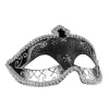 Loup à Paillettes Réveillon - Argent