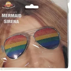 Lunettes d'aviateur arc-en-ciel - Couleur au choix
