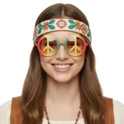 Lunettes d'Hippie "Peace & Love"