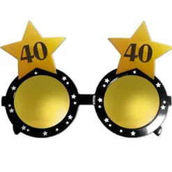 Lunettes en plastique Etoiles Anniversaire - Age au Choix