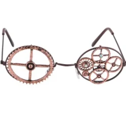 Lunettes Rondes "Rouages" Steampunk