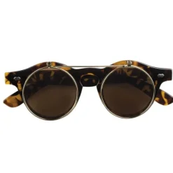Lunettes rondes vintage steampunk