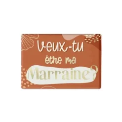 Magnet Annonce - Veux-tu être ma marraine ? - Collection Annonce de Grossesse