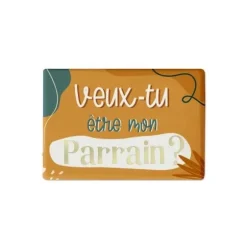 Magnet Annonce - Veux-tu être mon parrain ? - Collection Annonce de Grossesse