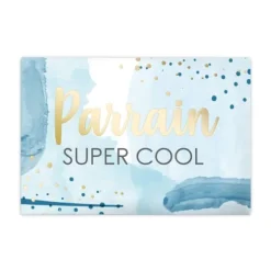 Magnet "Parrain super cool"