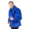 Manteau en fausse fourrure - Léopard - Taille au choix