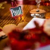 4 Marque-Places Ardoises sur Chevalet - Paillettes Rouges