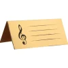 10 Marque-Places Musique - Or