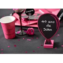 Marque-Table Ballon - Fuchsia