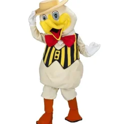 Mascotte Canard Elégant