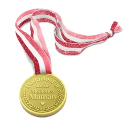 Médaille d'or à paillettes 