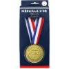 Médaille d'or tricolore pour retraite