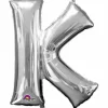 Méga Ballon Hélium - Lettre K - Argent