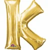 Méga Ballon Hélium - Lettre K - Or