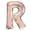 Méga Ballon Hélium - Lettre R - Rose Gold