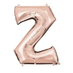 Méga Ballon Hélium - Lettre Z - Rose Gold