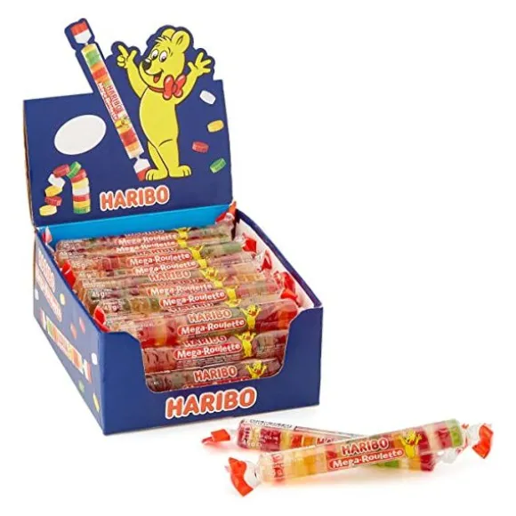 Méga-roulette de bonbons gélifiés au goût fruité - HARIBO - 45 g