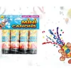 4 mini canons à confettis Anniversaire - Multicolores
