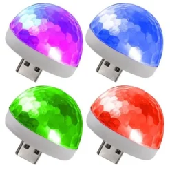 4 Mini Jeux de lumières USB