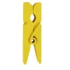 24 Mini Pinces en Bois - Jaune
