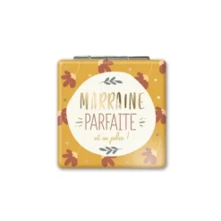Miroir de poche - Marraine parfaite et si jolie - Collection Famille d'Amour