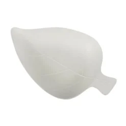 12 Mises en bouche Feuilles en canne à sucre - Blanc - 8 cm