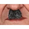 Moustache "Charlot" - Noir méché blanc