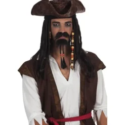 Moustache et bouc de Pirate