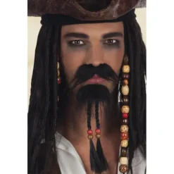 Moustache et bouc de Pirate