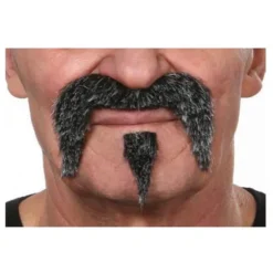 Moustache et bouc "Far West" - Poivre et Sel