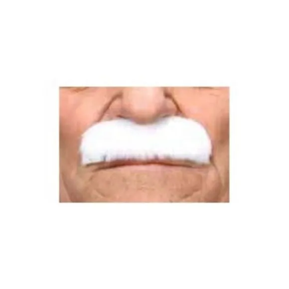 Moustache "Officier" - Blanche