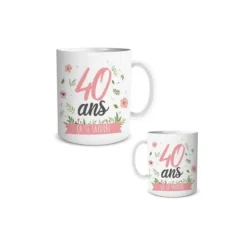 Mug Anniversaire 40 ans