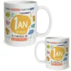 Mug Anniversaire à paillettes pour femme - 1 an de plus