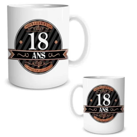 Mug Cadeau Anniversaire - Age au Choix