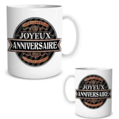 Mug Cadeau Anniversaire - Age au Choix