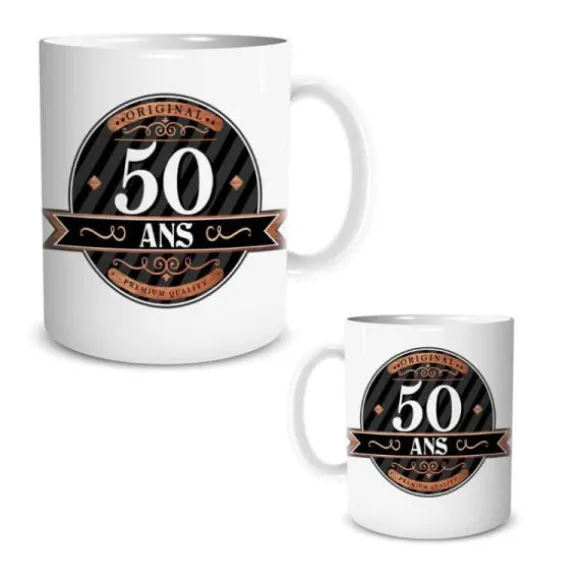 Mug Cadeau Anniversaire - Age au Choix