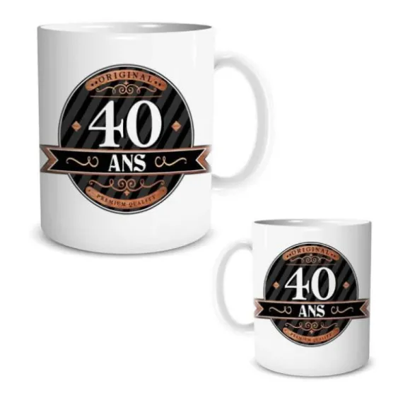Mug Cadeau Anniversaire - Age au Choix