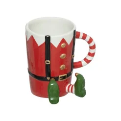 Mug en forme de lutin de Noël - 30 cl